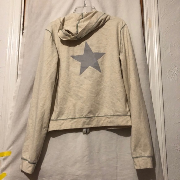 Bella Dahl Sweats Star Hooded Zip Up Sweater - Picture 6 of 7
